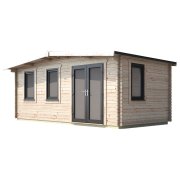 10x18 Power Chalet Log Cabin | Scandinavian Timber
